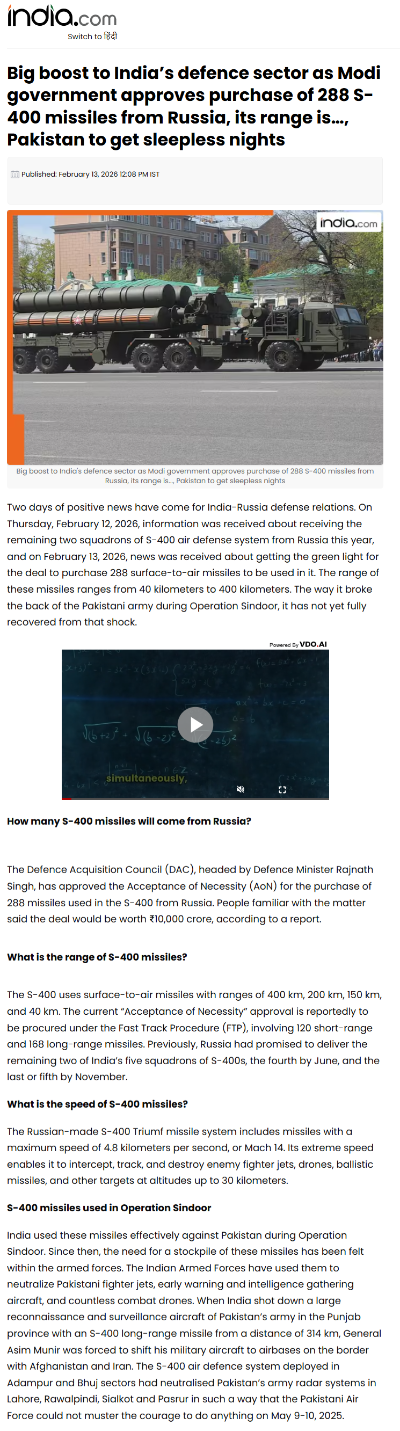 Full News Screenshot