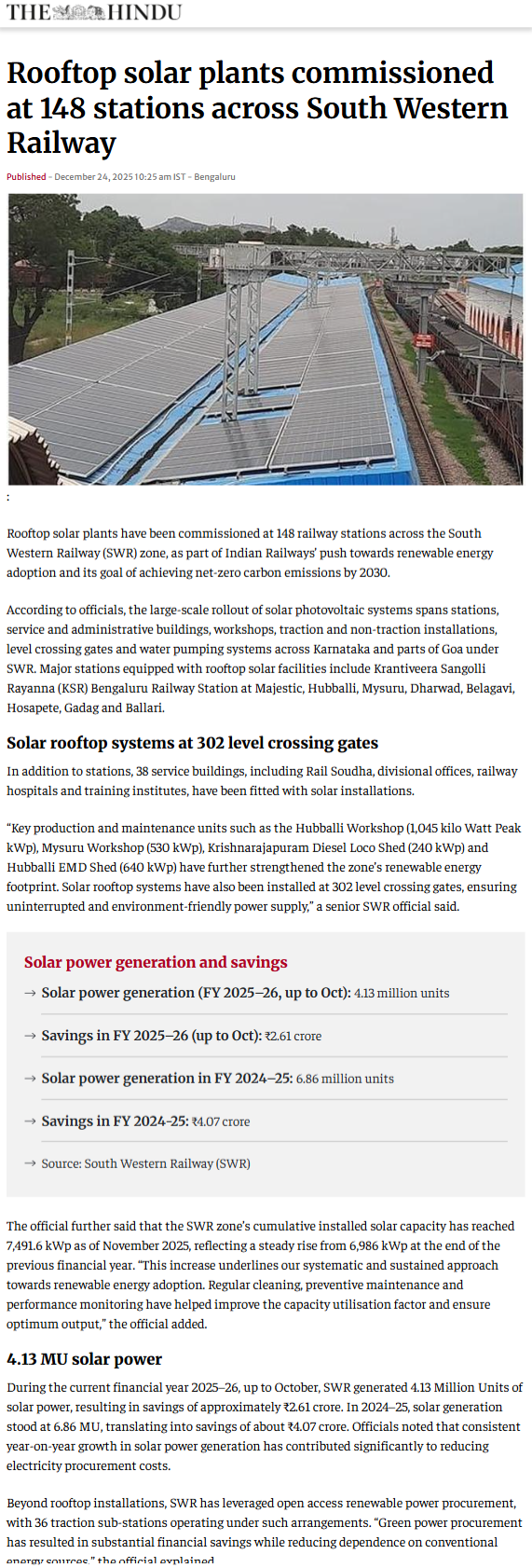 Full News Screenshot