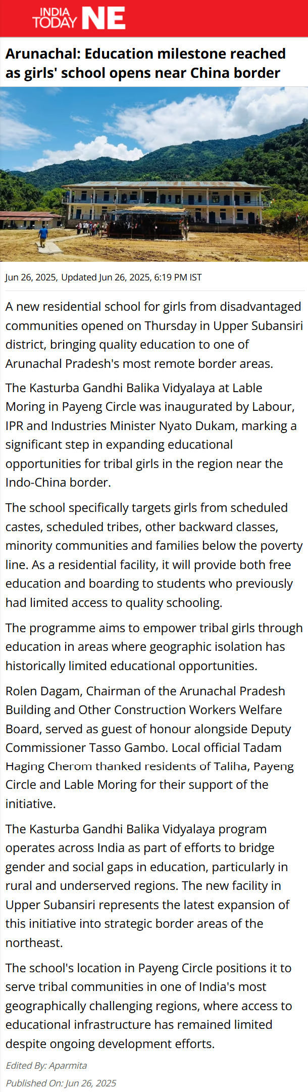 Full News Screenshot